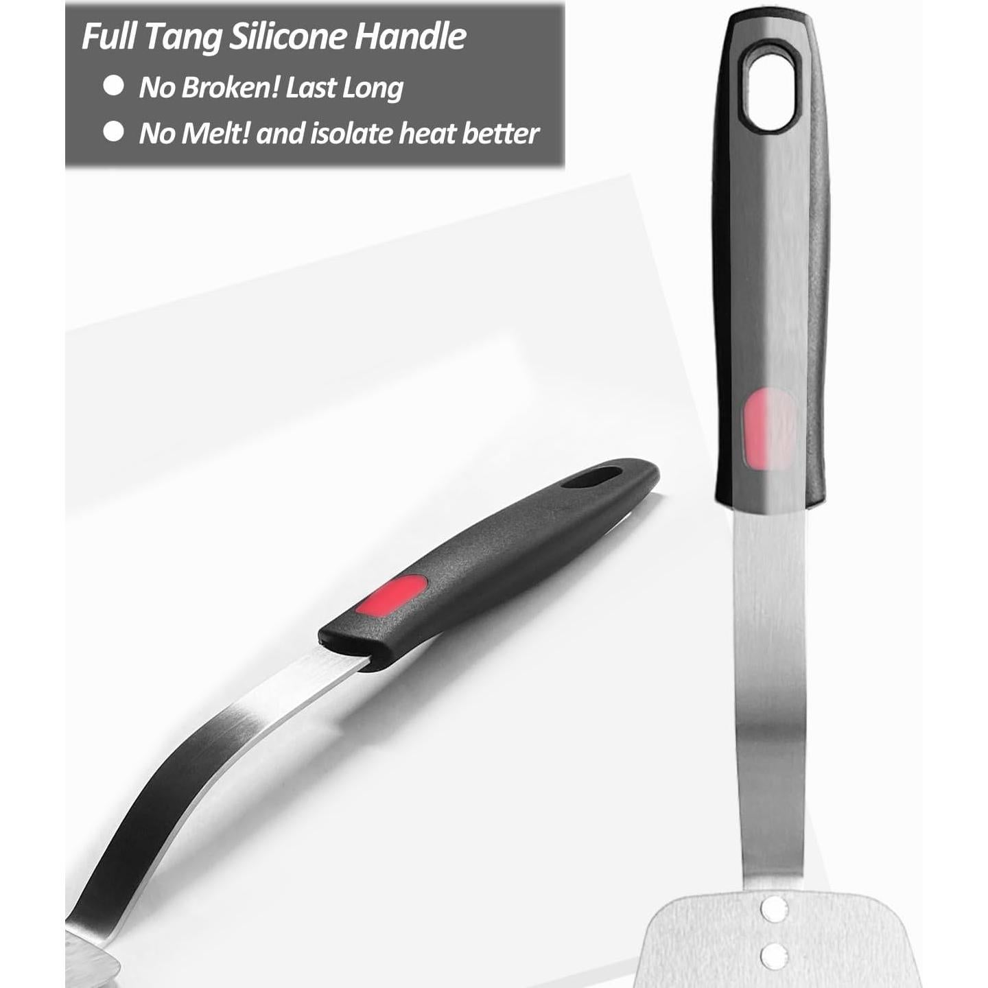 Espátula Flexible de Acero Inoxidable XiaoZu 32cm Resistente al Calor