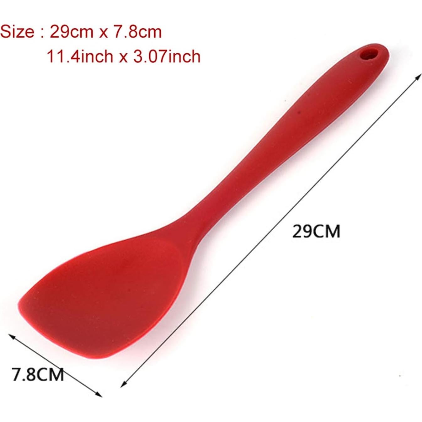 Juego de 2 cucharas de silicona W WBLD 29x7.8cm antiadherente