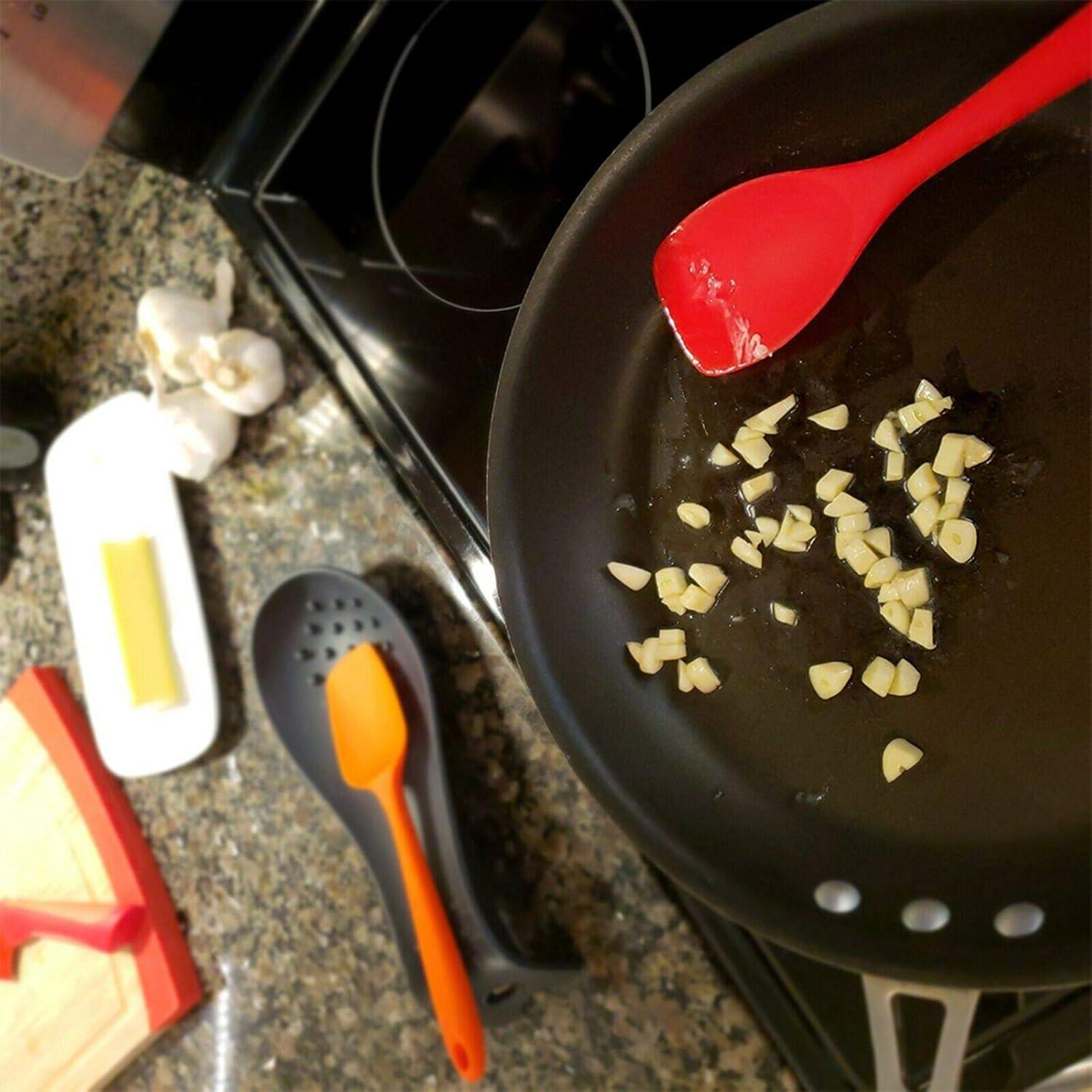 Juego de 2 cucharas de silicona W WBLD 29x7.8cm antiadherente