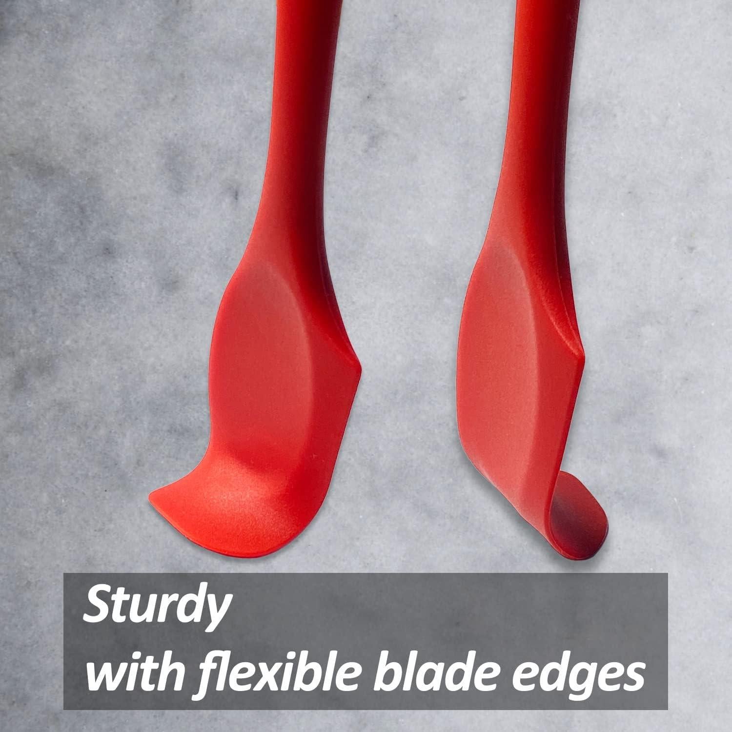 Espátulas Mini de Silicona Vovoly, 20.7 cm, 4 Piezas