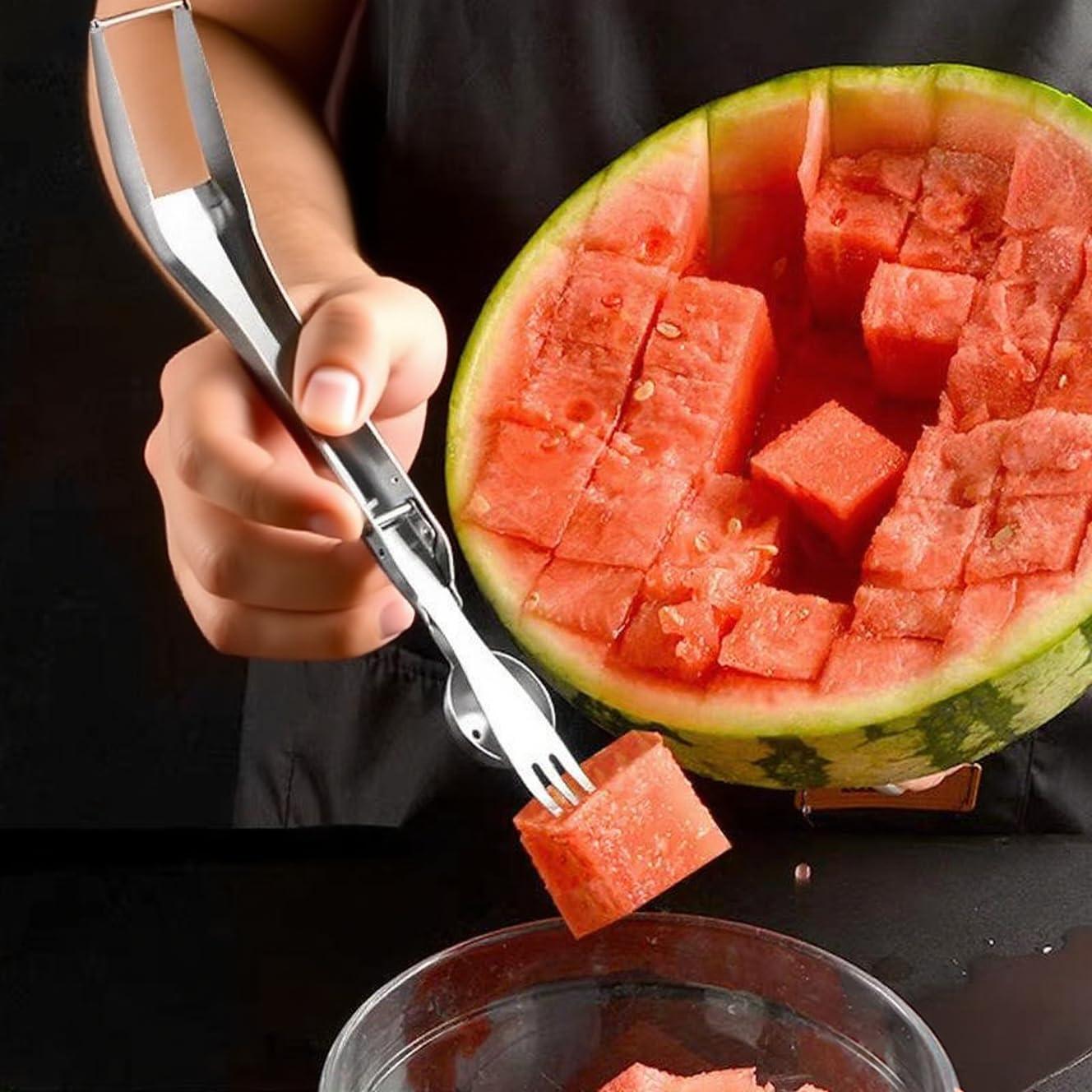 Cortador de Sandía 3-en-1 ZLMC Acero Inoxidable Portátil