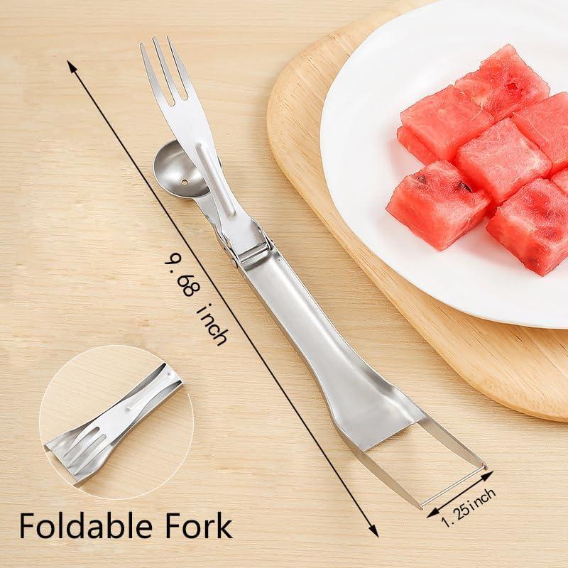 Cortador de Sandía 3-en-1 ZLMC Acero Inoxidable Portátil