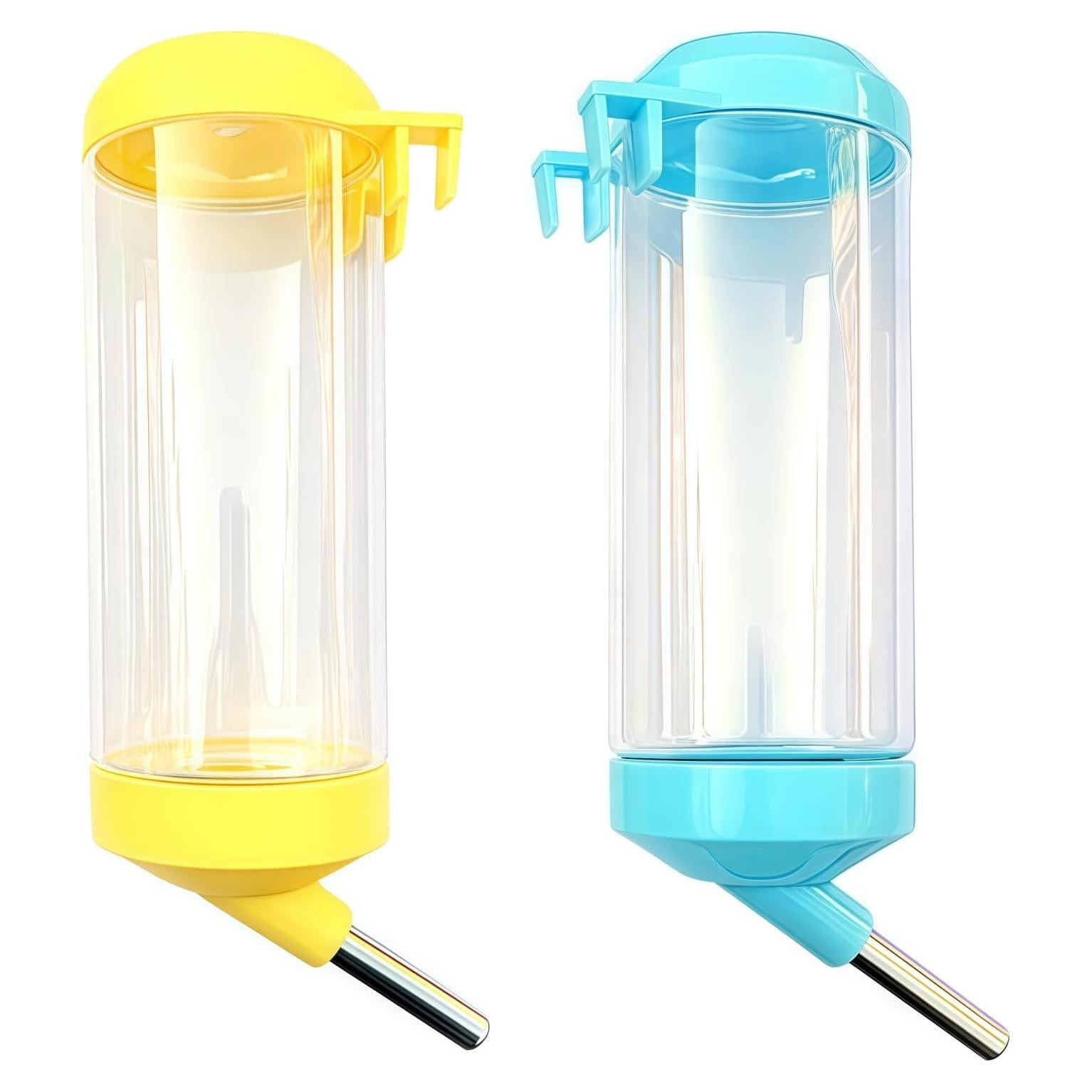 Botella de Agua Sin Goteo 2 Pcs HNOYGNU 480ml para Mascotas