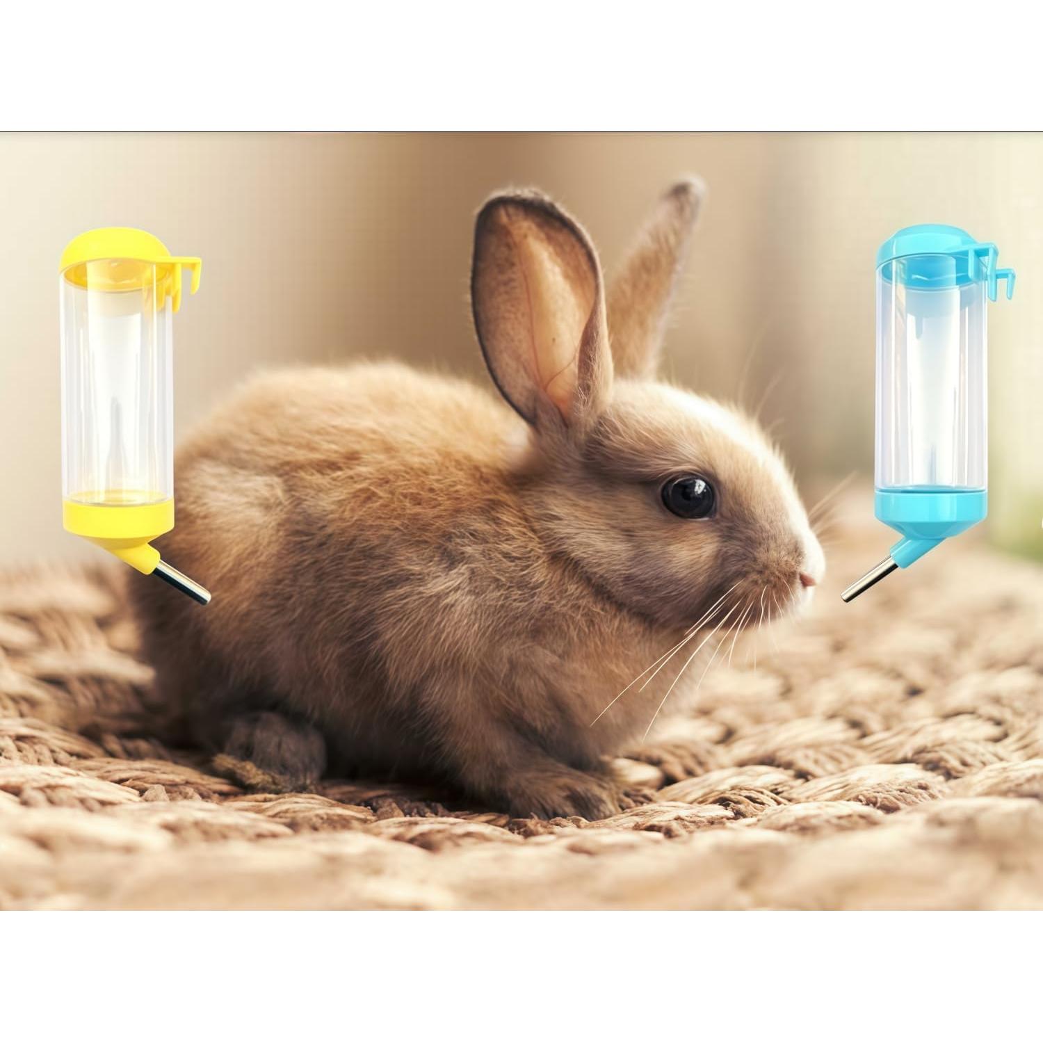 Botella de Agua Sin Goteo 2 Pcs HNOYGNU 480ml para Mascotas