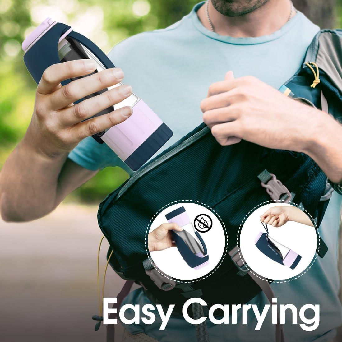 Botella de Agua Portátil para Perros SUPERDESIGN Azul 289g