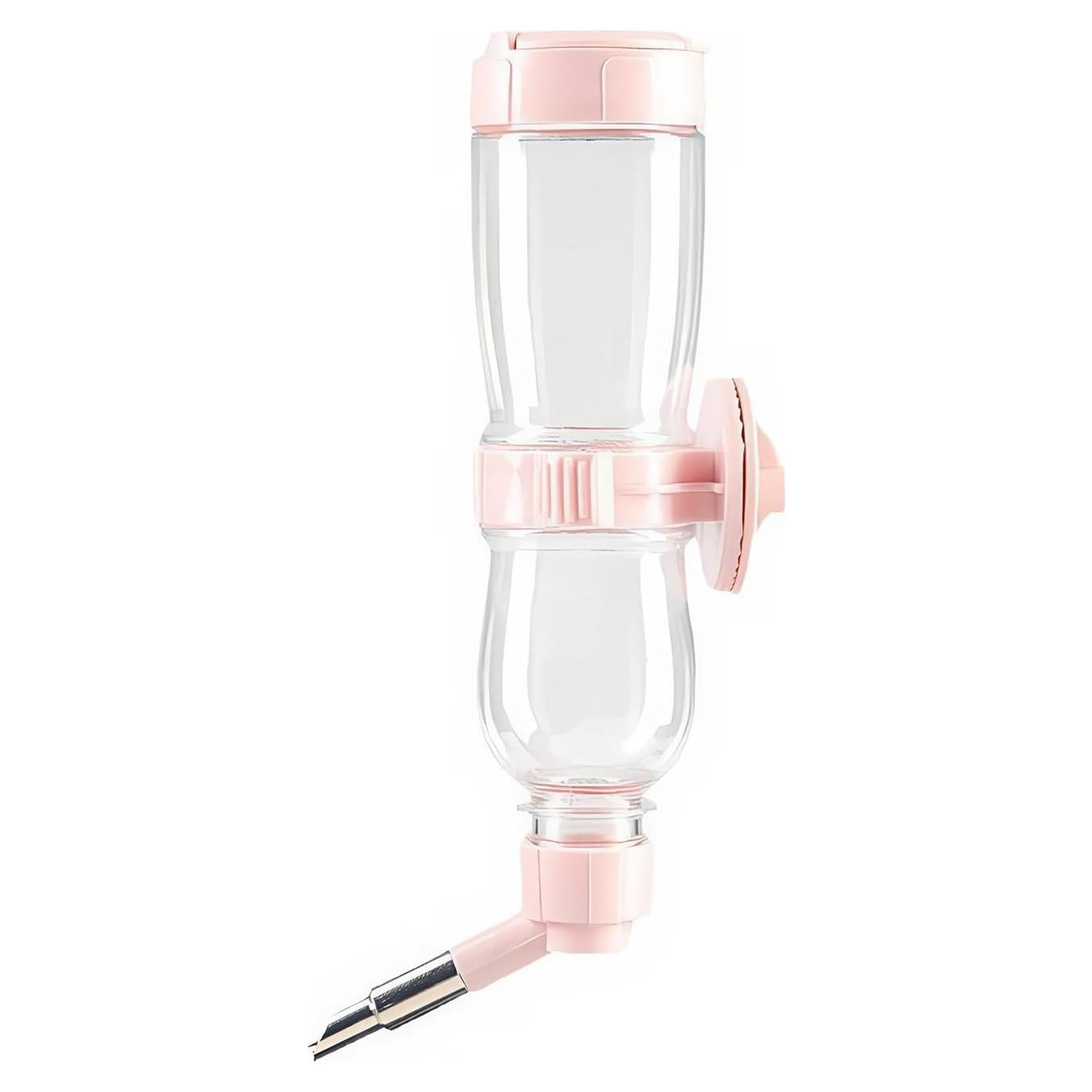 Botella de Agua Sin Goteo 500ml Fanlahmtasy para Mascotas