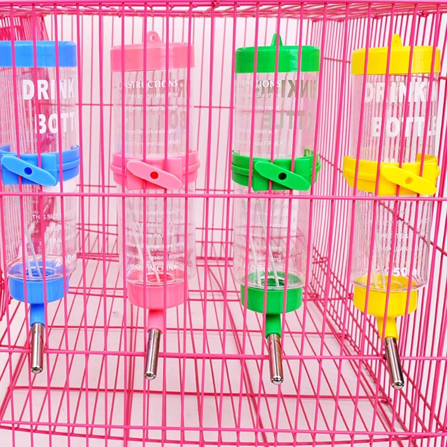 Botella de Agua para Hámster 125ml JJLFresheners Rosa