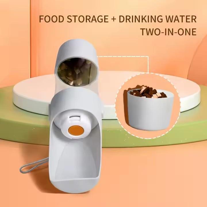 Botella de Agua para Perros Pequeños - Verde, Portátil y Ligera