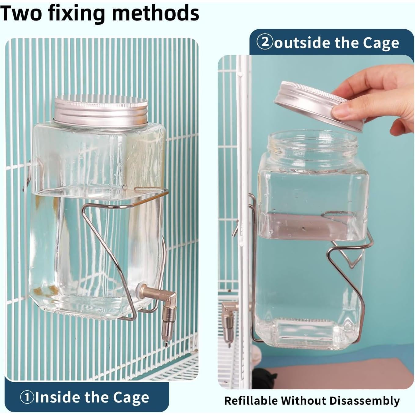 Botella de Agua para Mascotas HardcorePet 975 ml Sin Goteo