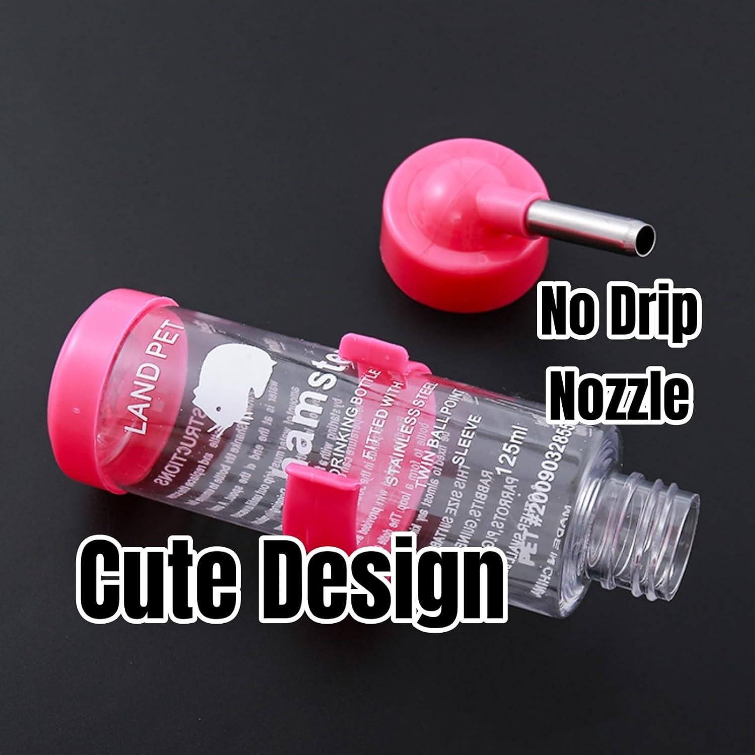 Botella de Agua Sin Goteo para Mascotas Xilanyan 125 ml