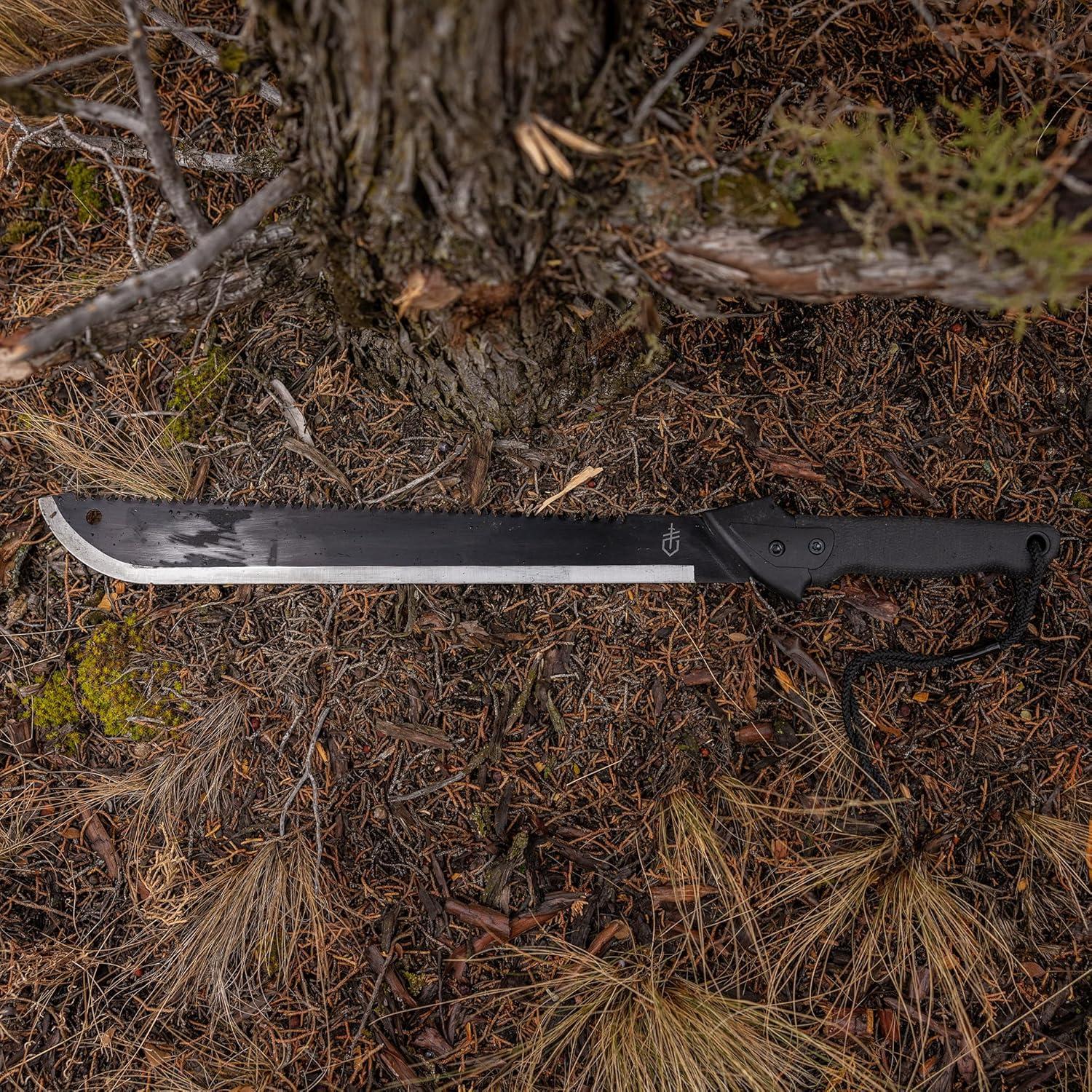 Machete Gerber Gator 63,5 cm con hoja de sierra y funda