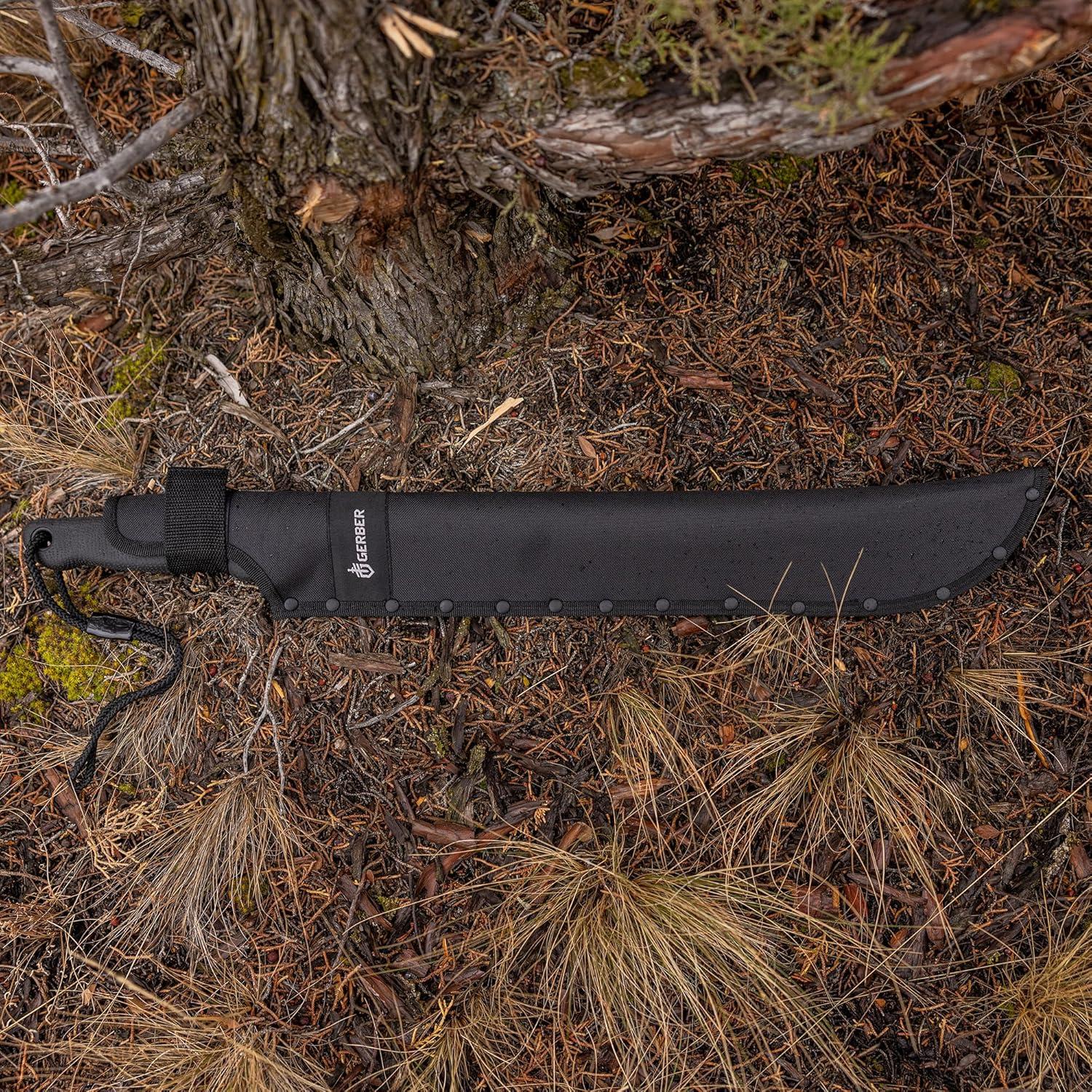 Machete Gerber Gator 63,5 cm con hoja de sierra y funda