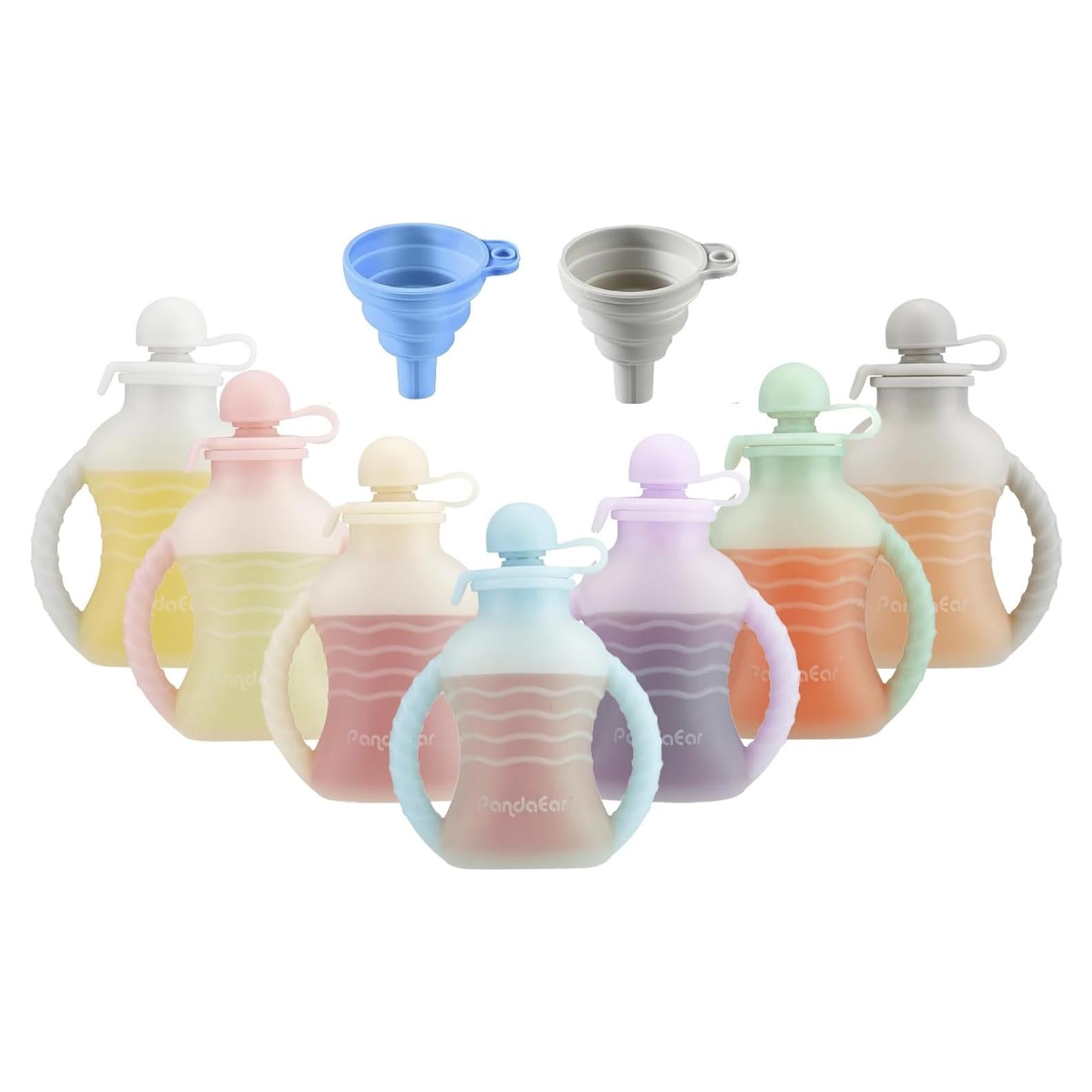 Bolsas de Silicona Reutilizables PandaEar 120 ml para Bebé