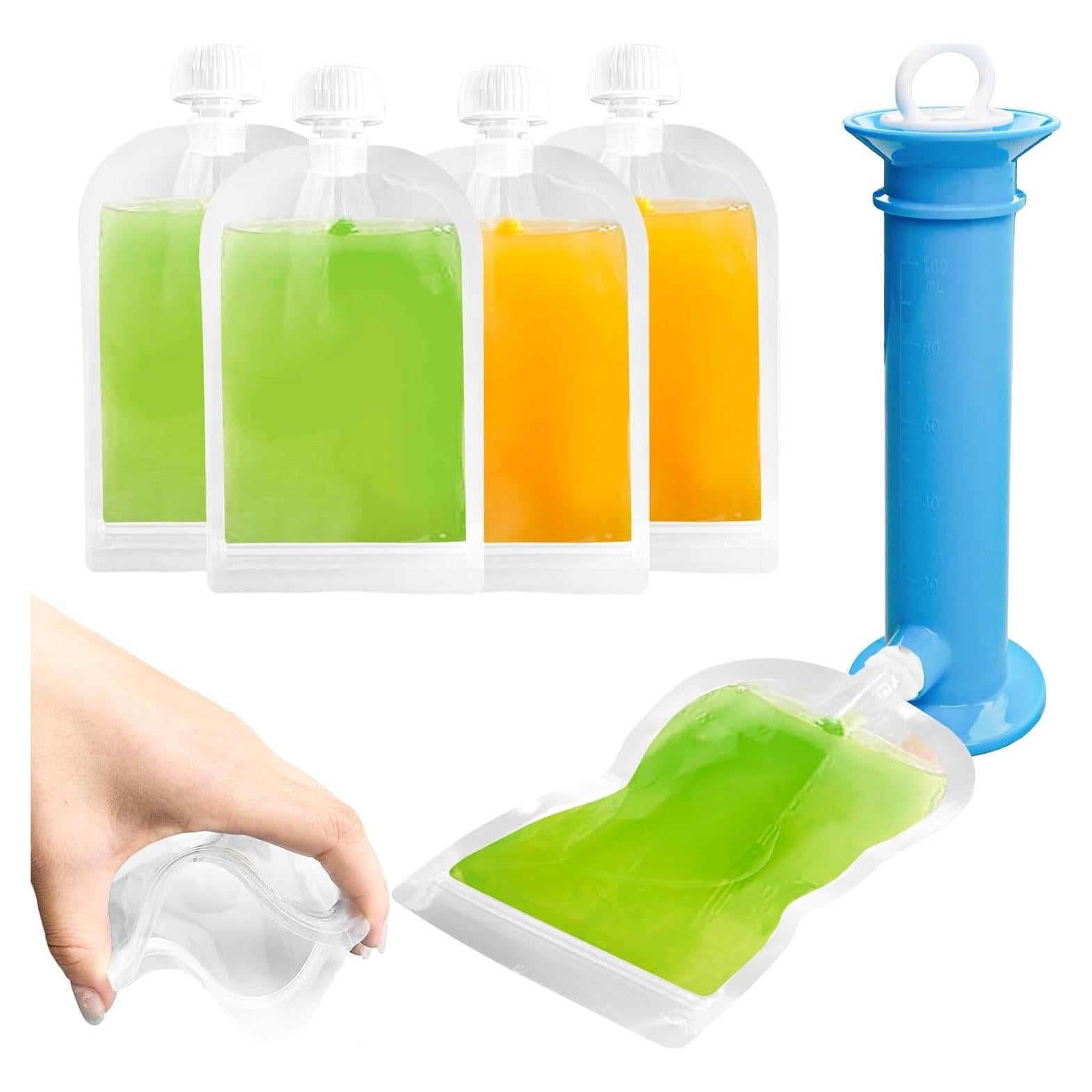 Kit de Relleno de Bolsas de Comida Reutilizables Newmemo 6PCS