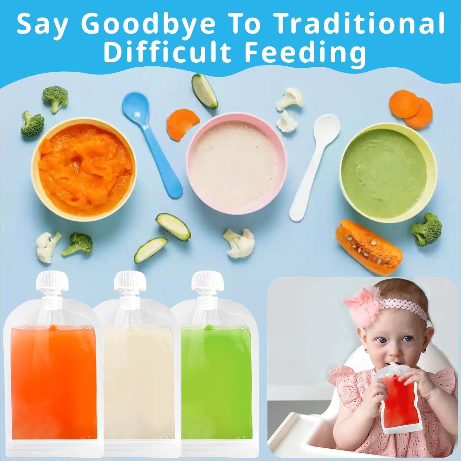 Kit de Relleno de Bolsas de Comida Reutilizables Newmemo 6PCS