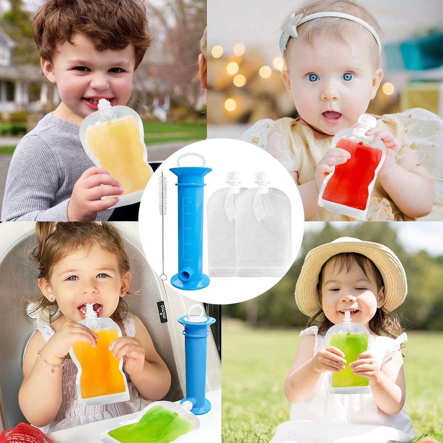 Kit de Relleno de Bolsas de Comida Reutilizables Newmemo 6PCS