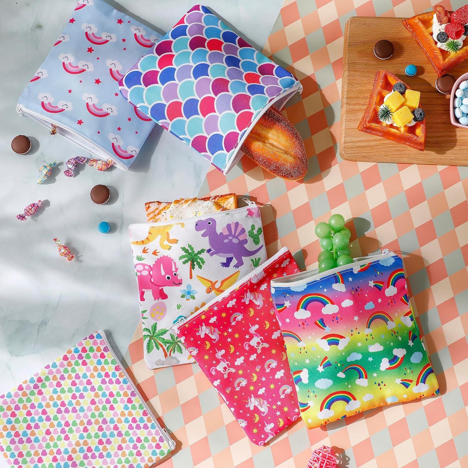 Bolsas Reutilizables para Sándwich Ctosree 6 Piezas Multicolor