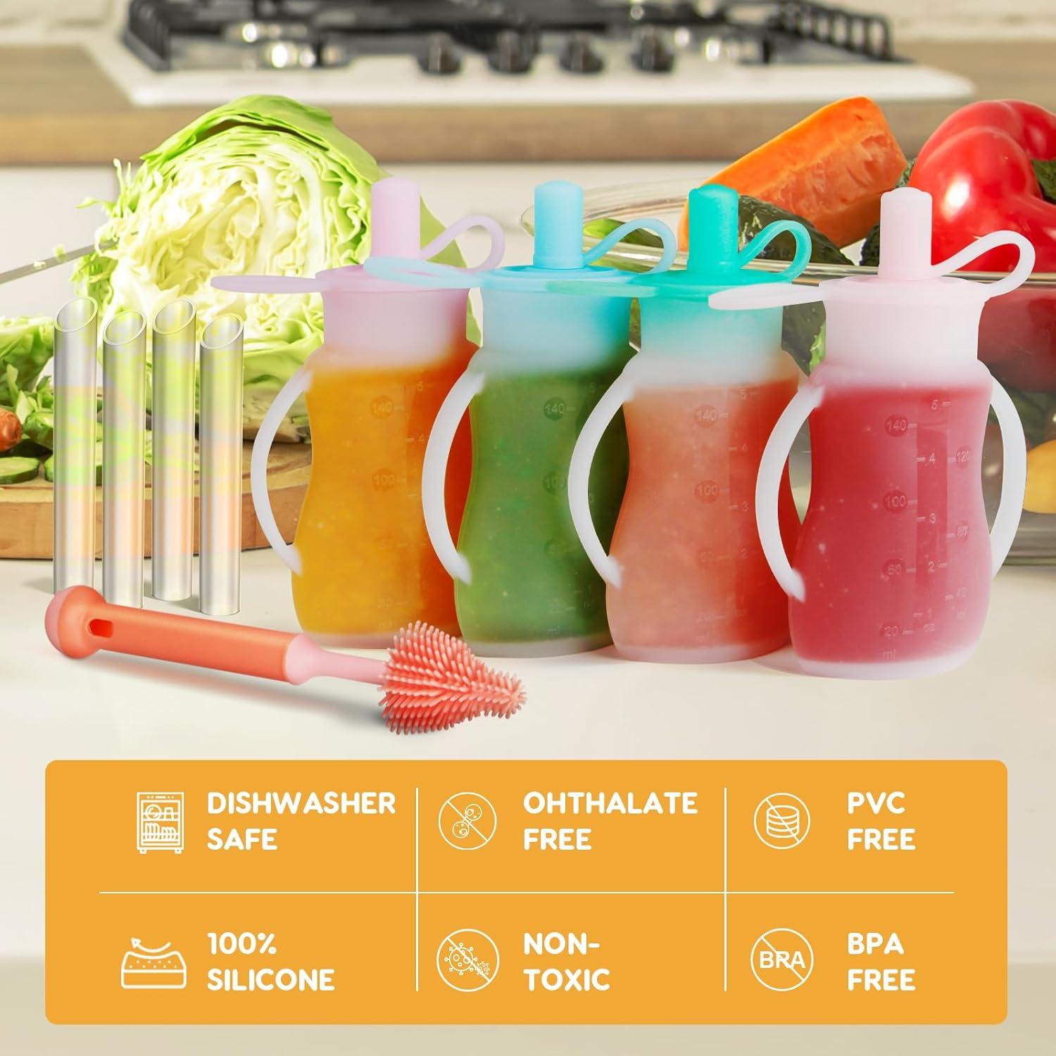 Bolsas de Silicona Reutilizables SHGMEET 148 ml - 4 Piezas