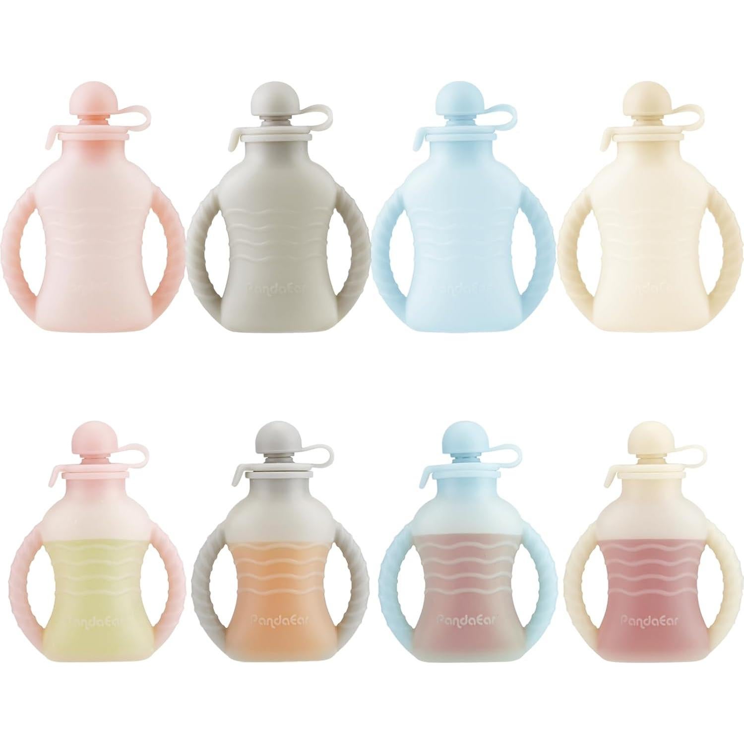 Bolsas de Silicona Reutilizables PandaEar 4oz para Bebé