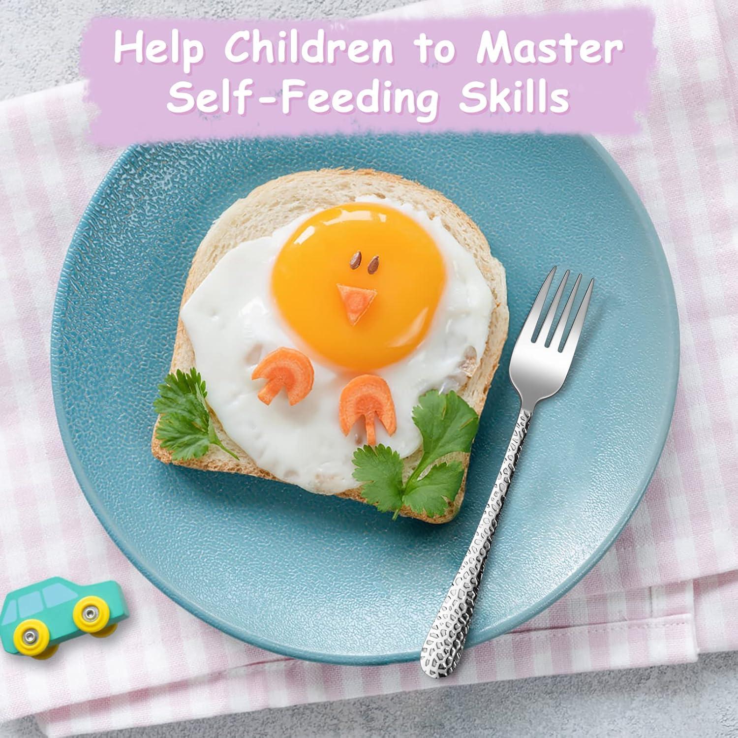 Set de 6 Tenedores para Niños TeamFar de Acero Inoxidable