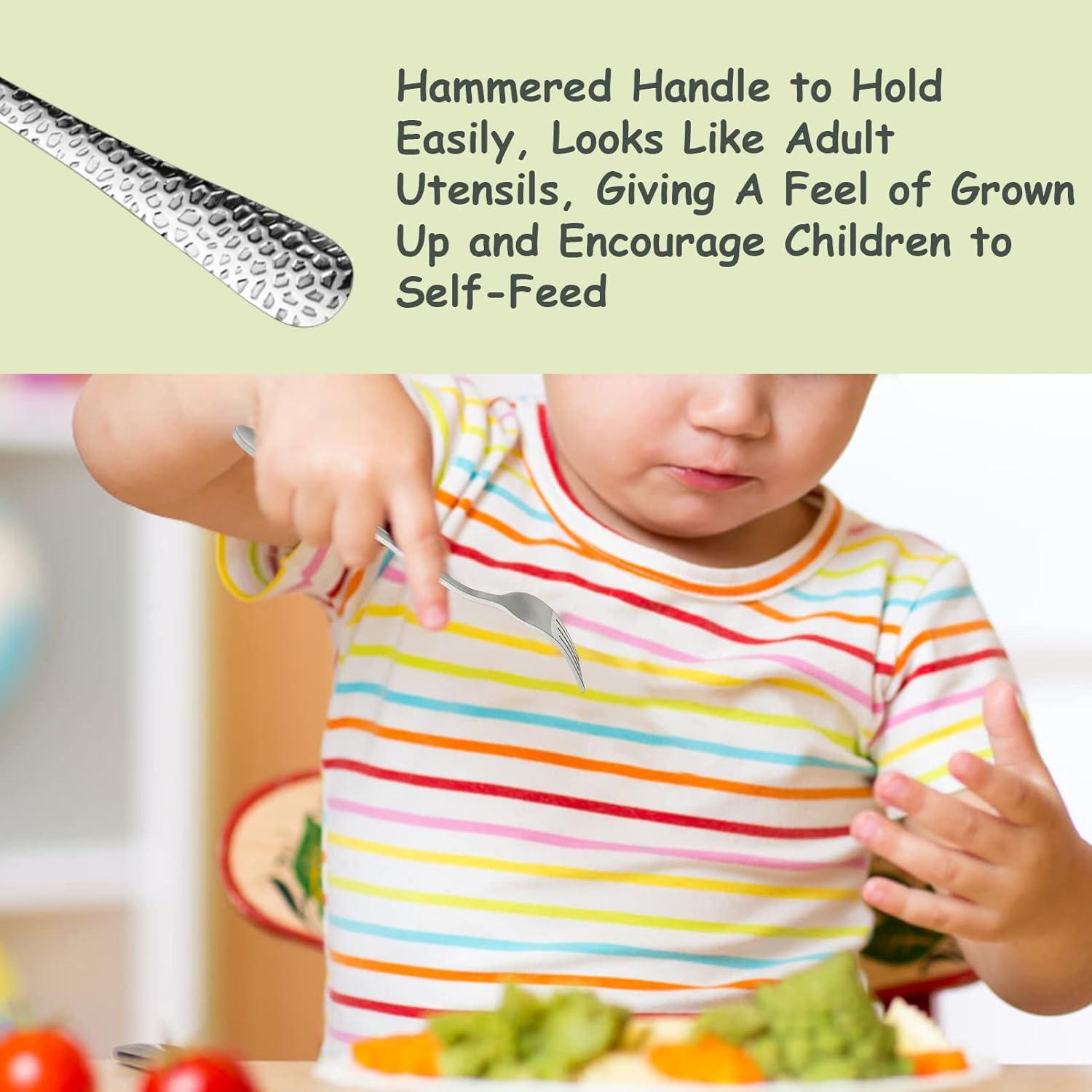 Set de 6 Tenedores para Niños TeamFar de Acero Inoxidable