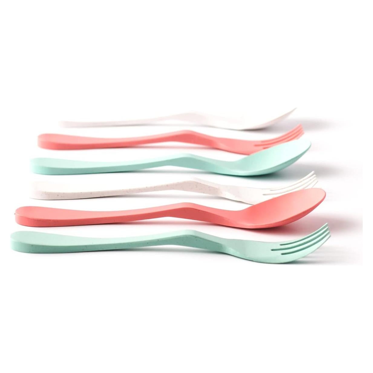 Set de Utensilios Reutilizables Knork Eco 6 Piezas Bambú