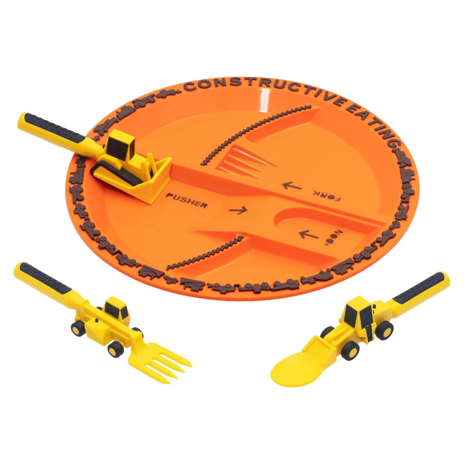 Juego de Vajilla para Niños Constructive Eating - Platos Divididos