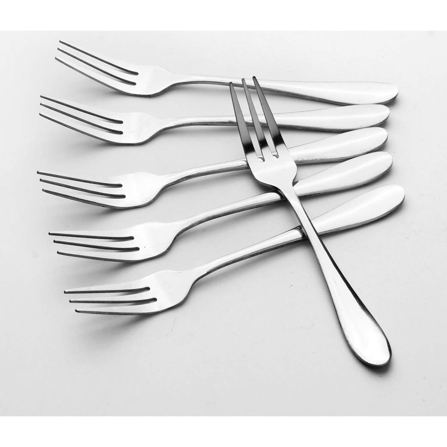 Juego de 12 Piezas Cucharas y Tenedores de Acero Inoxidable JIAKAI