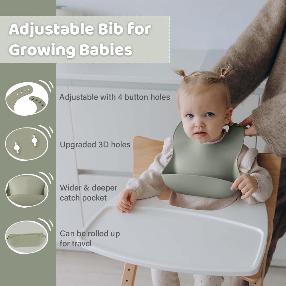 Juego de Alimentación para Bebés Dahzii 6 Piezas Antideslizante