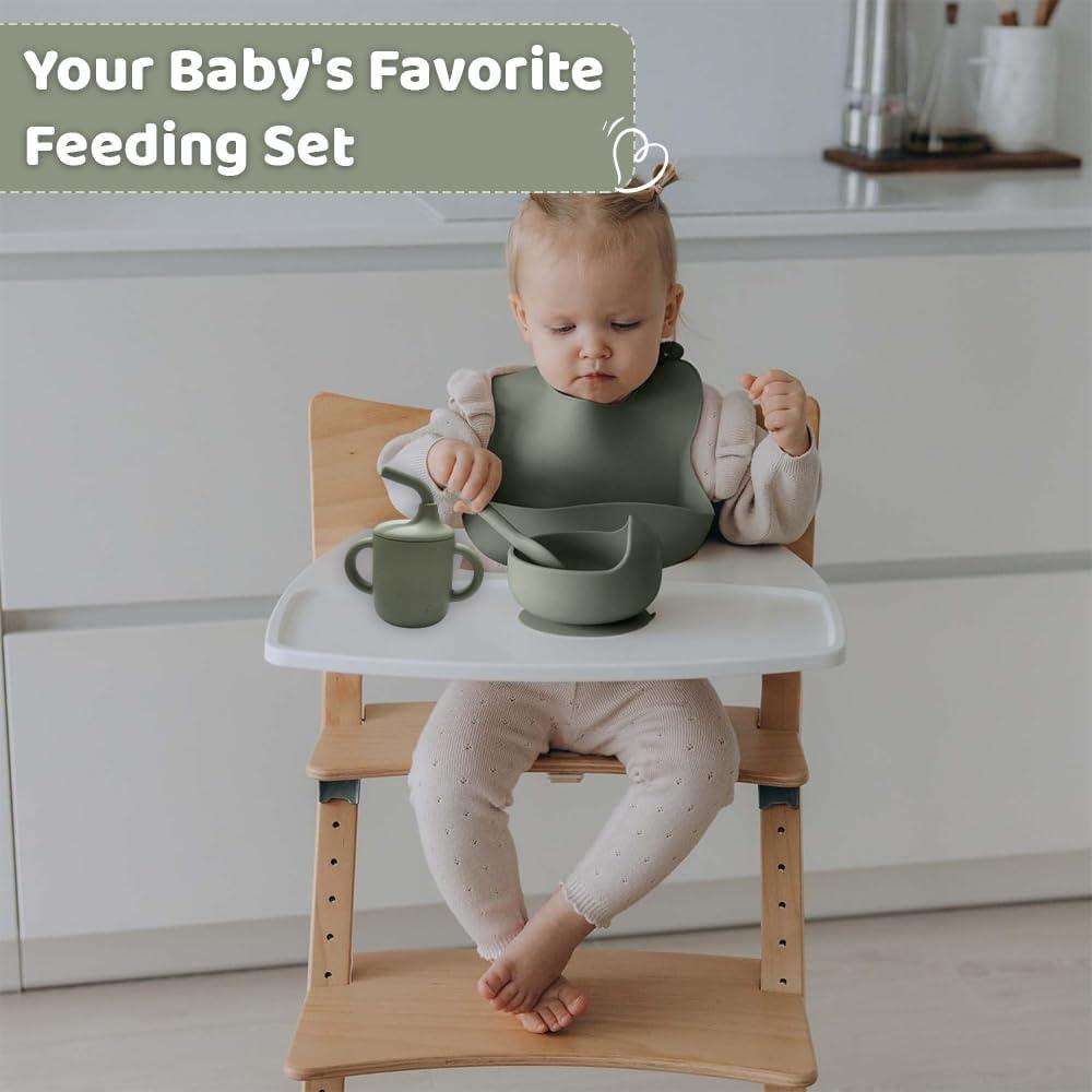 Juego de Alimentación para Bebés Dahzii 6 Piezas Antideslizante