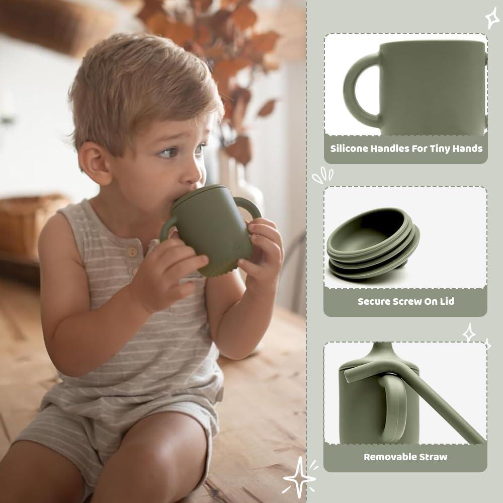 Juego de Alimentación para Bebés Dahzii 6 Piezas Antideslizante