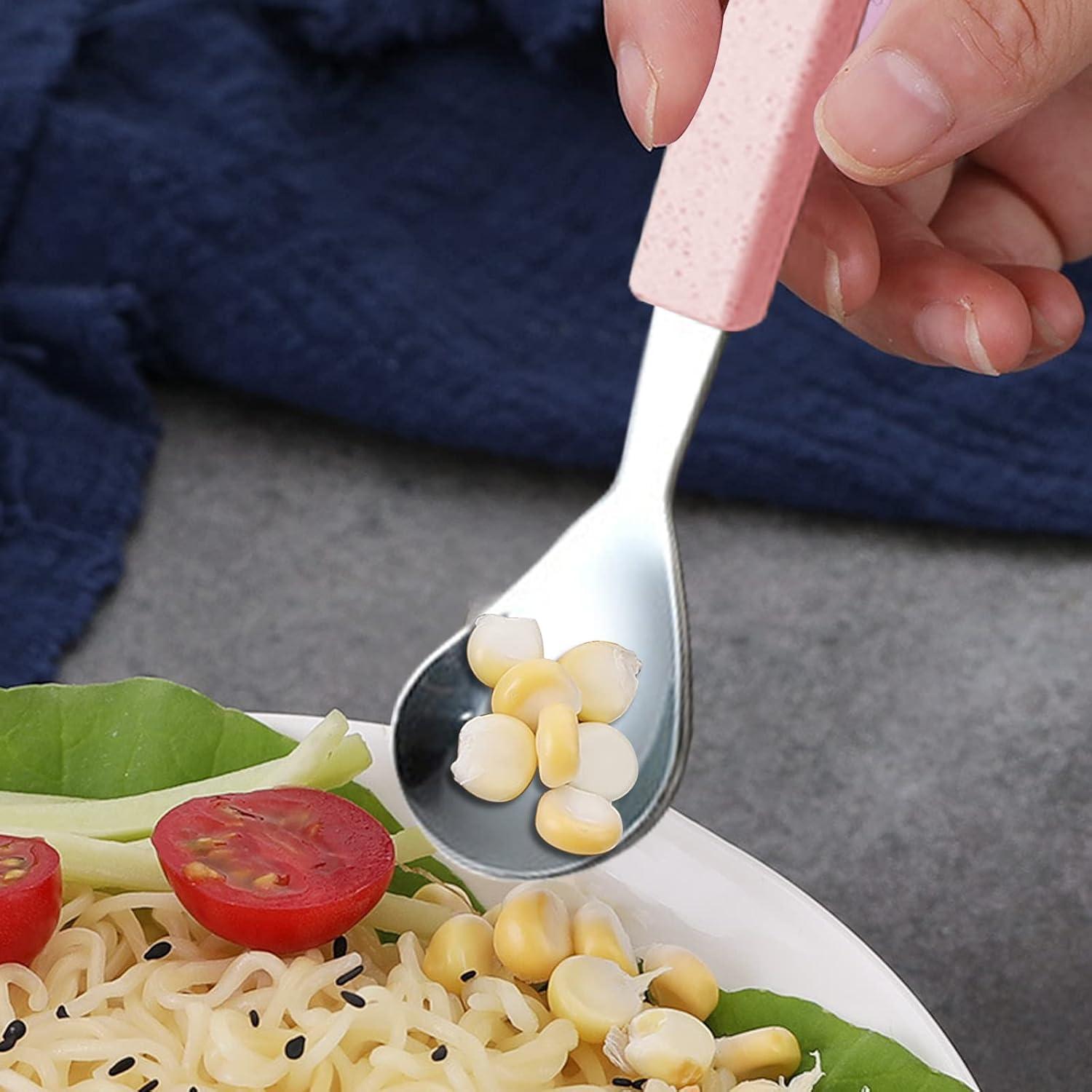 Set de Cubiertos Portátiles para Niños VANRA 3 Piezas Acero Inoxidable