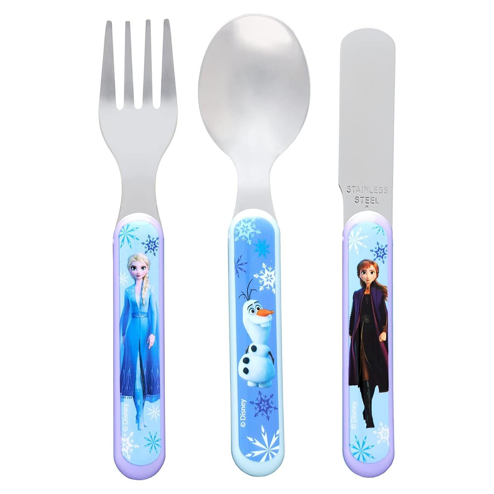 Juego de Cubiertos Infantiles Disney Frozen II - 3 Piezas