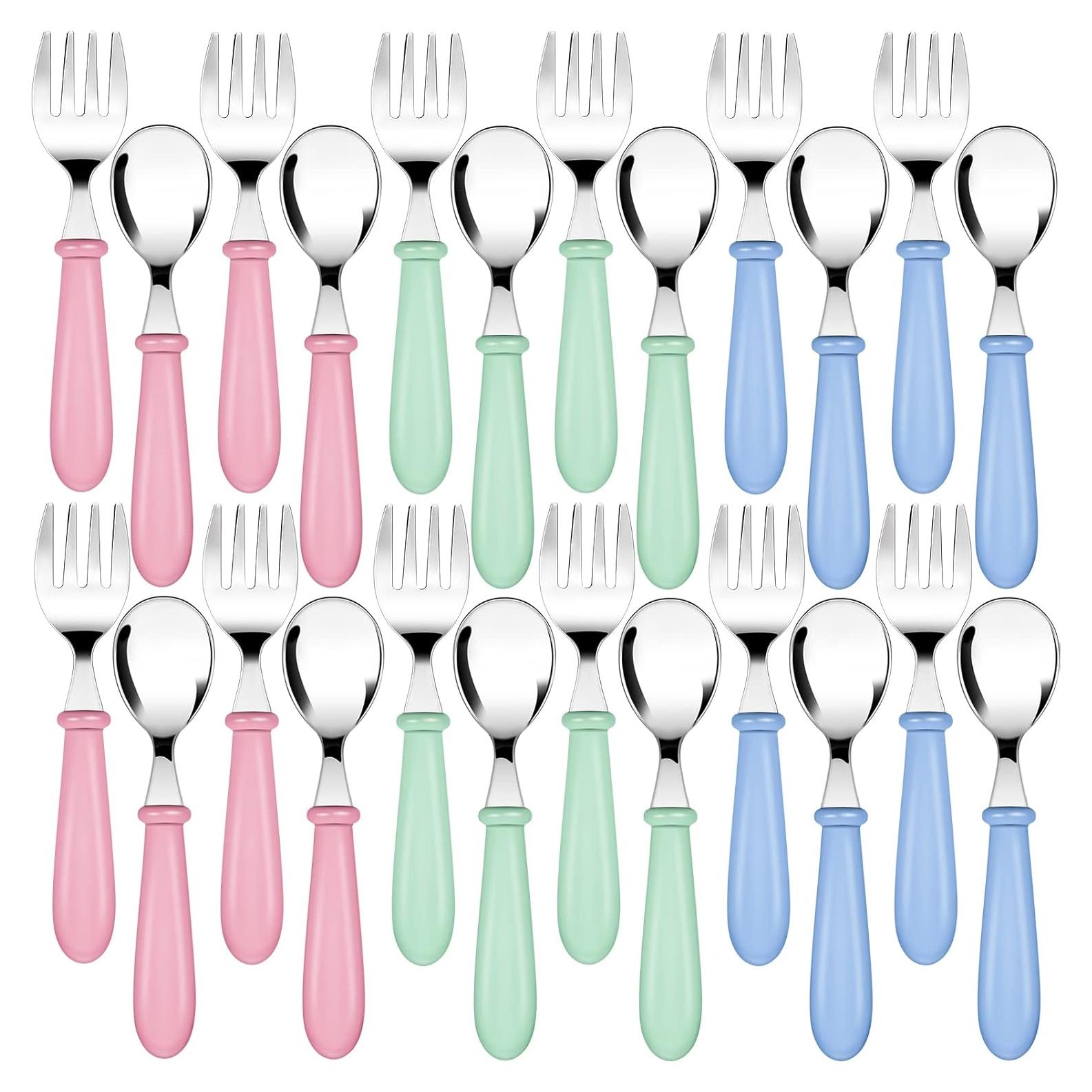 Set de Cubiertos para Niños Honeydak 24 Piezas Acero Inoxidable