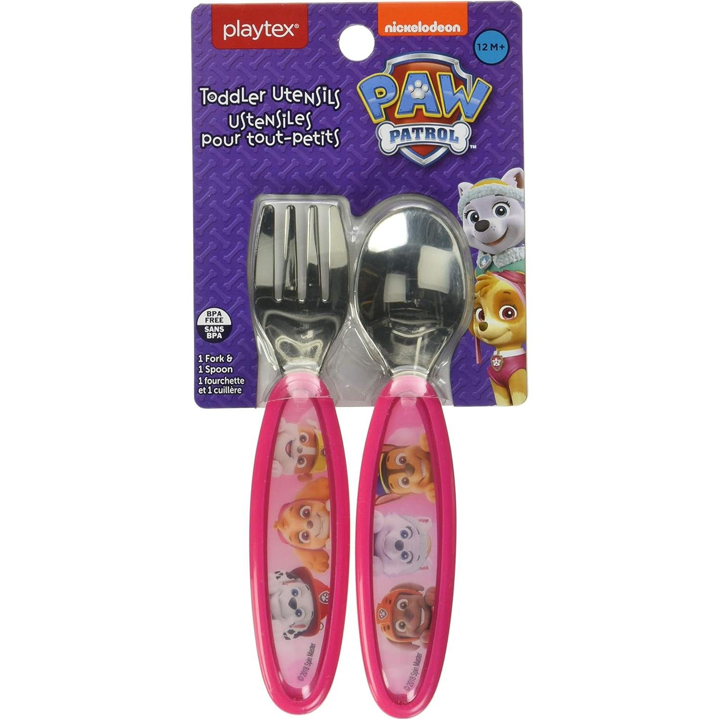 Utensilios de Autoalimentación Playtex Rosa para Niñas