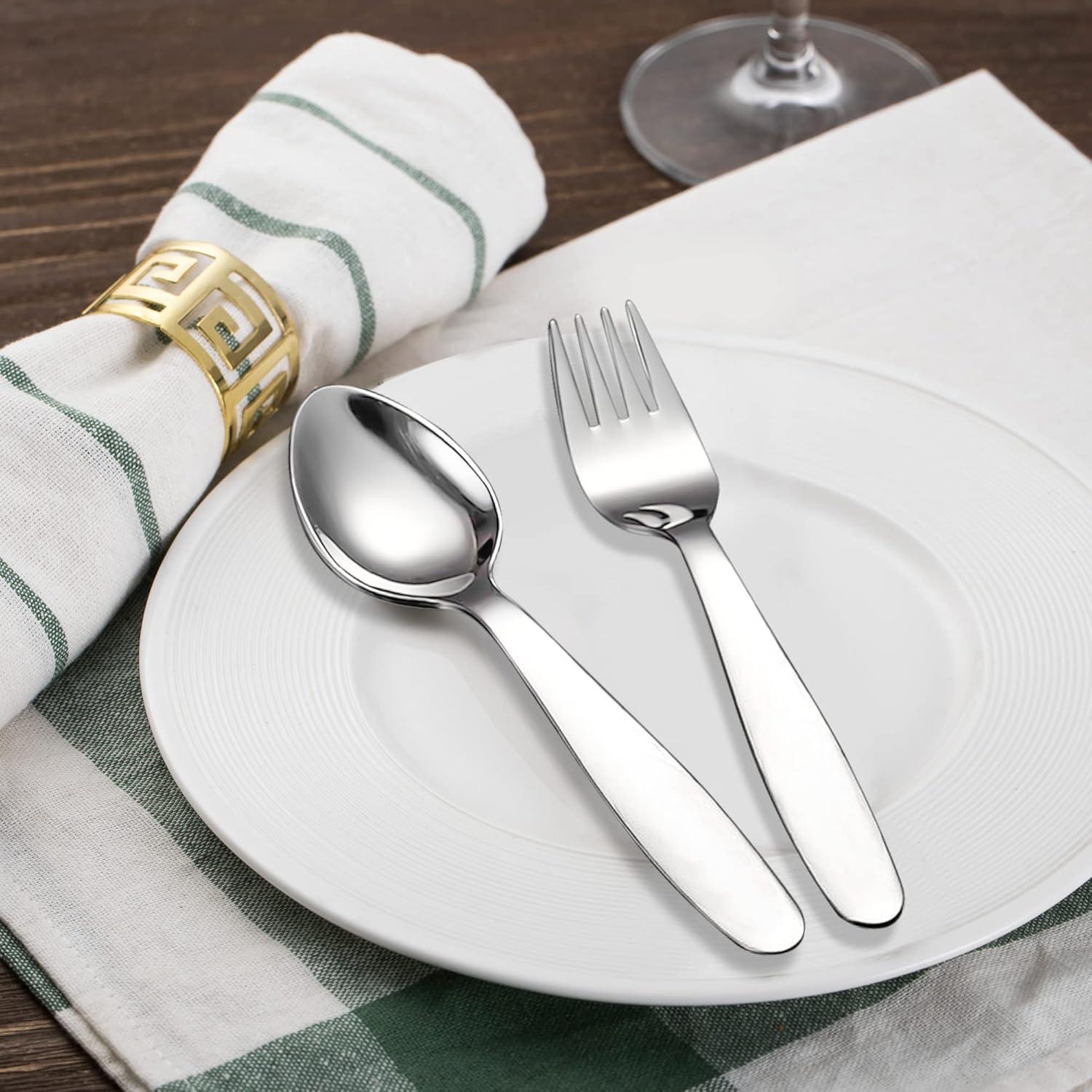 Set de Cubiertos para Niños VANRA 2 Piezas Acero Inoxidable