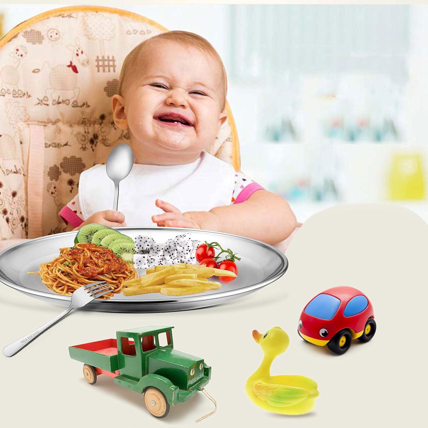 Set de Cubiertos para Niños HaWare 12 Piezas Acero Inoxidable