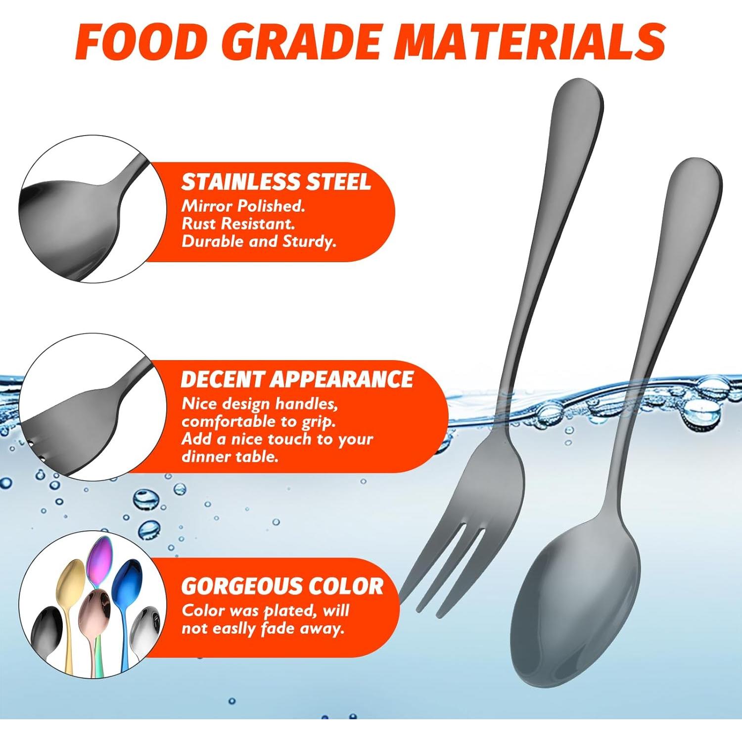 Juego de Cubiertos de Acero Inoxidable 12 Piezas Kitware