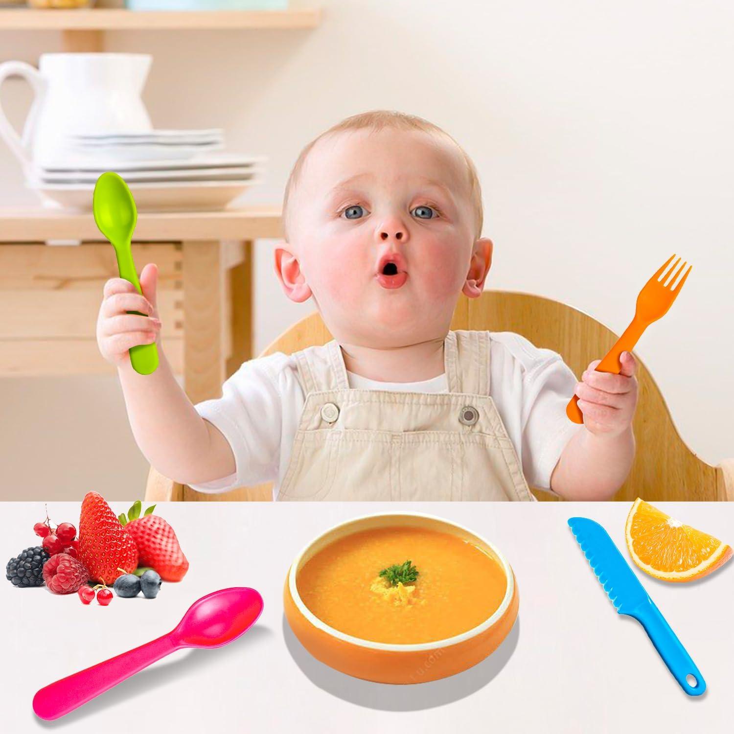 Set de Utensilios Plásticos Reutilizables Jawbush 20 Piezas