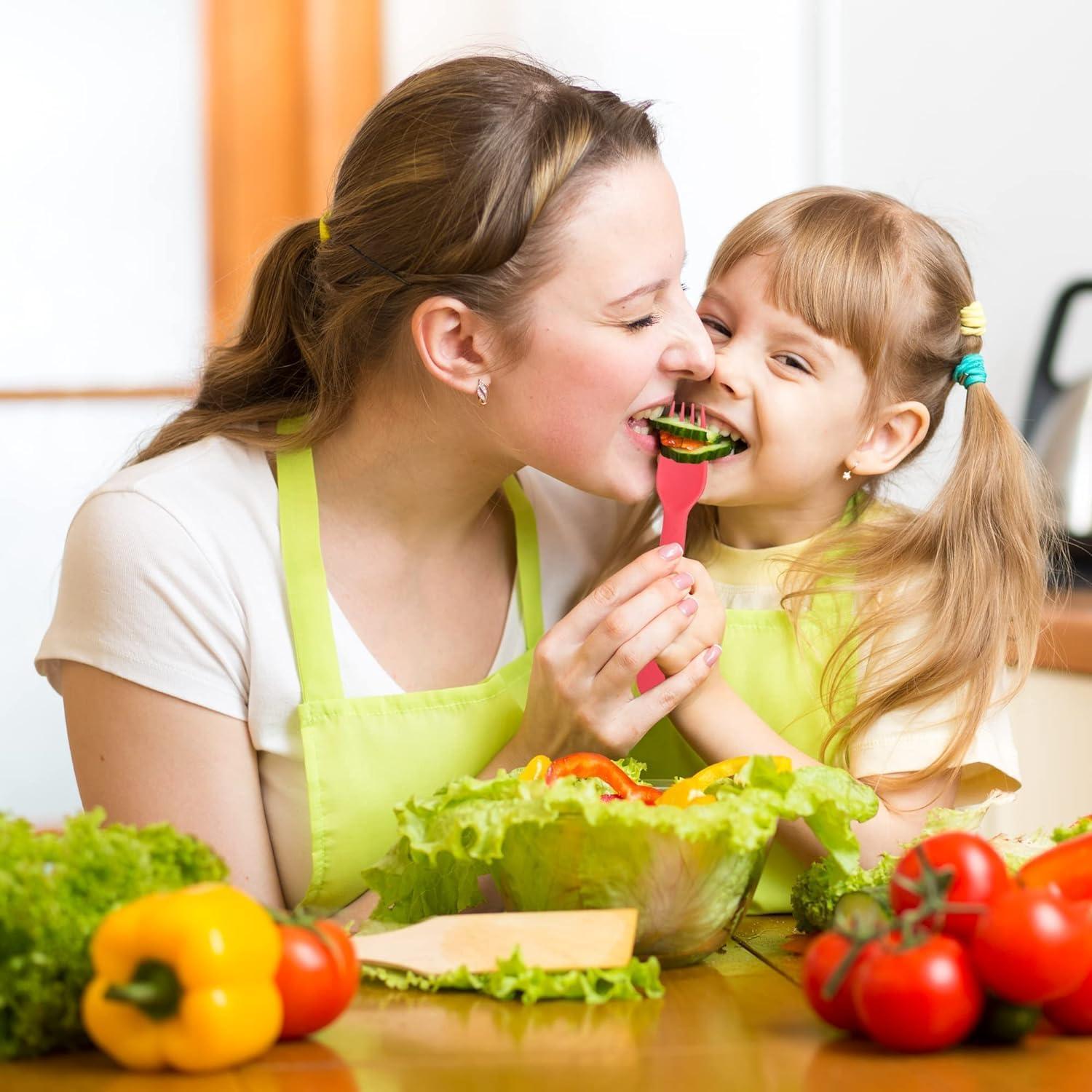 Set de Utensilios Plásticos Reutilizables Jawbush 20 Piezas