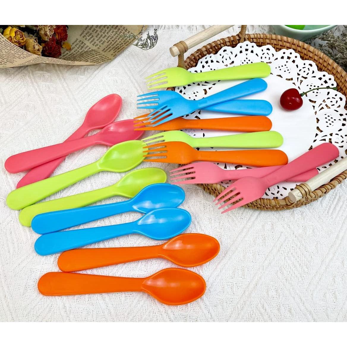 Set de Utensilios Plásticos Reutilizables Jawbush 20 Piezas