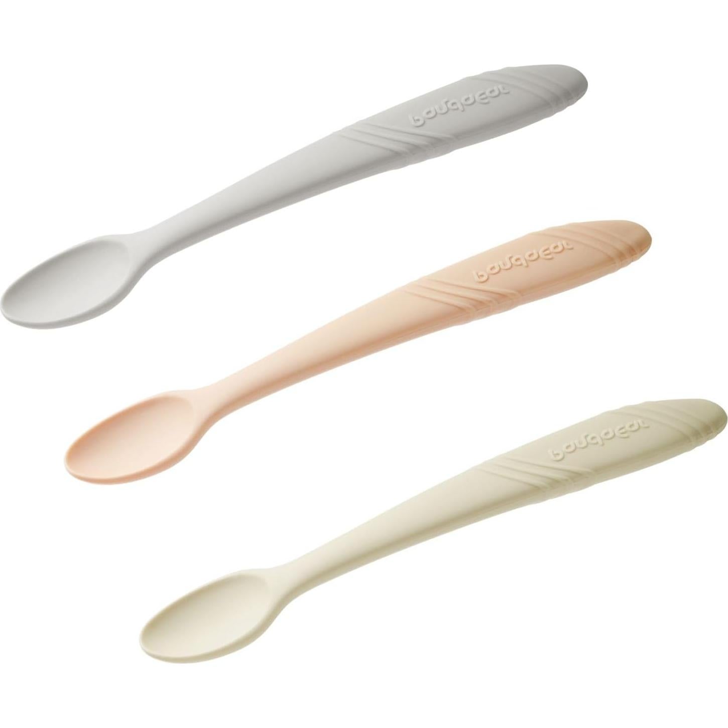 Cucharas de Silicona para Bebés PandaEar - Pack de 7 Utensilios