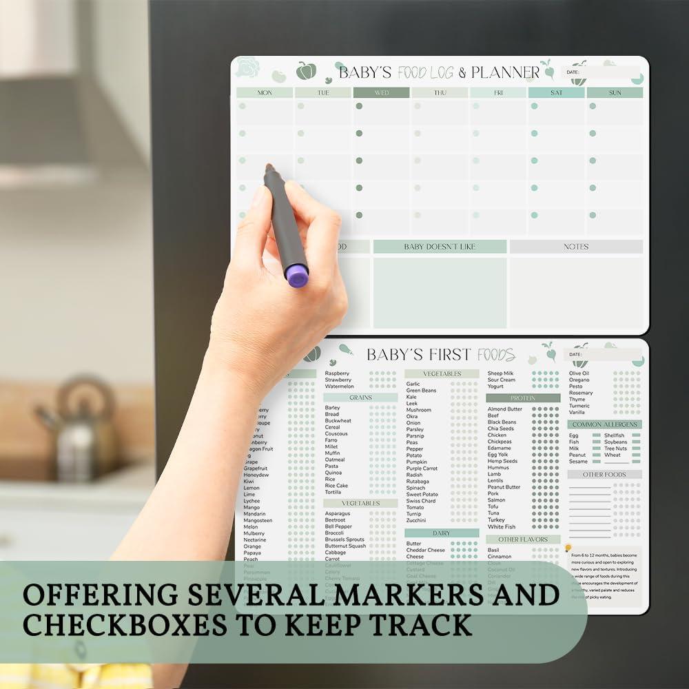 Planificador de Comidas para Bebés BIROYAL 30.48x20.32cm