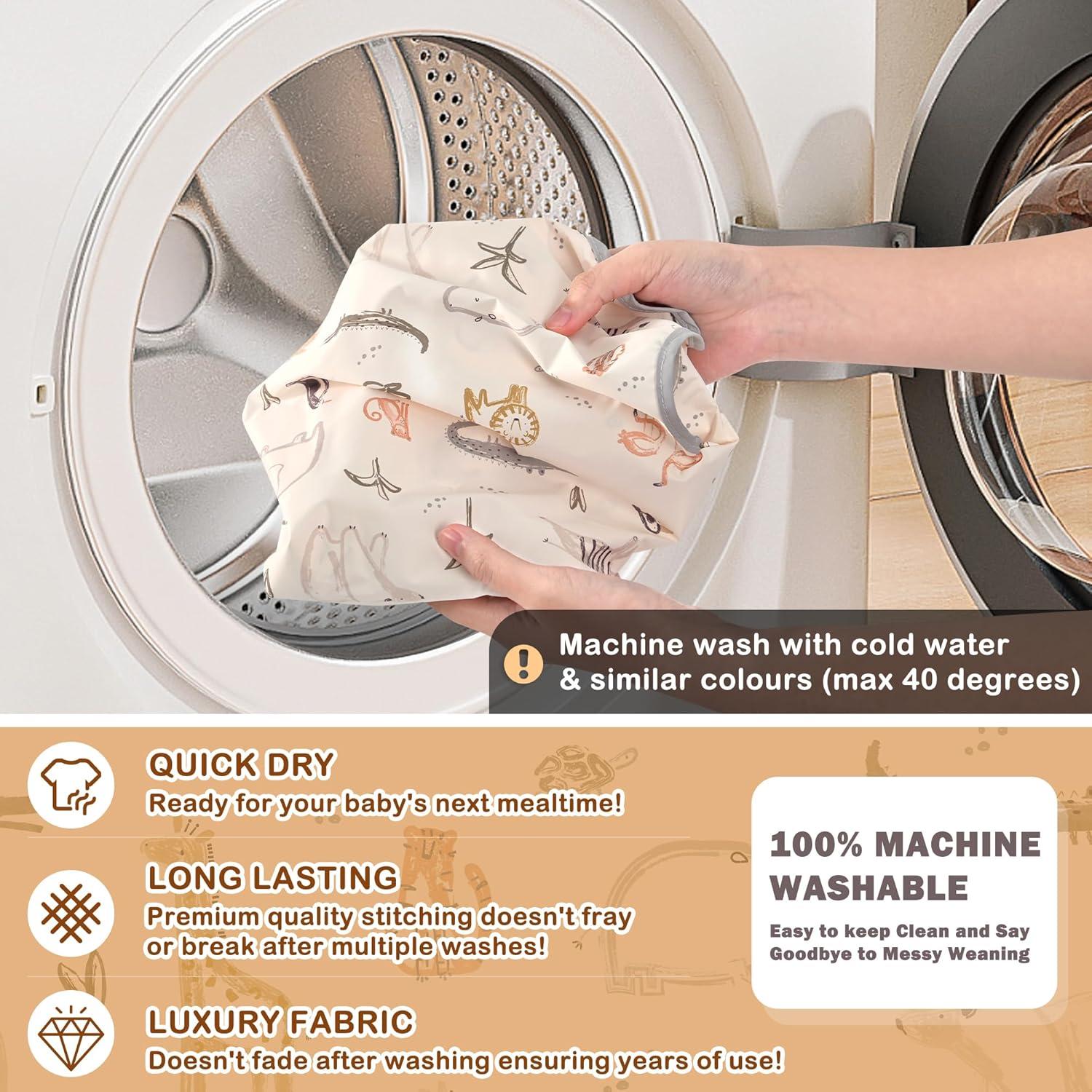 Babero Impermeable Little Dimsum con Mangas Largas para Bebés