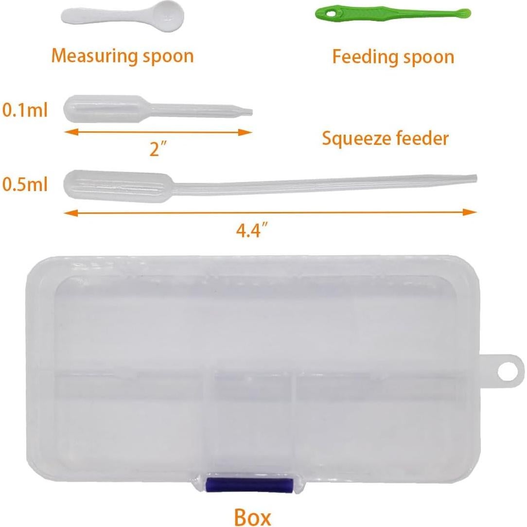 Kit de Alimentación para Pájaros Bebés FOIBURELY 9 Piezas