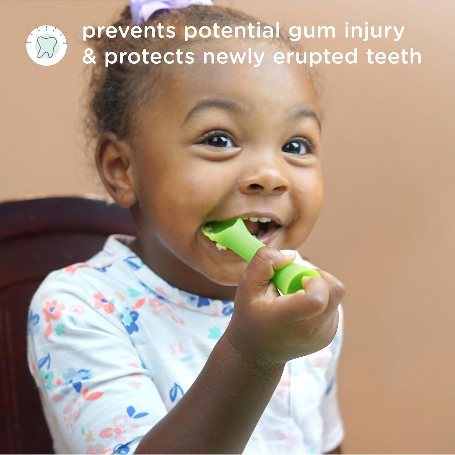 Cucharas de Entrenamiento Olababy de Silicona 100% 2pack Coral/Lila