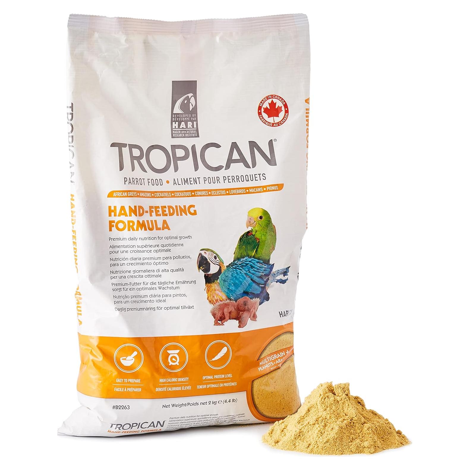 Alimento para Loros Bebés Tropican Hari Hagen 2 kg Nutrición Óptima