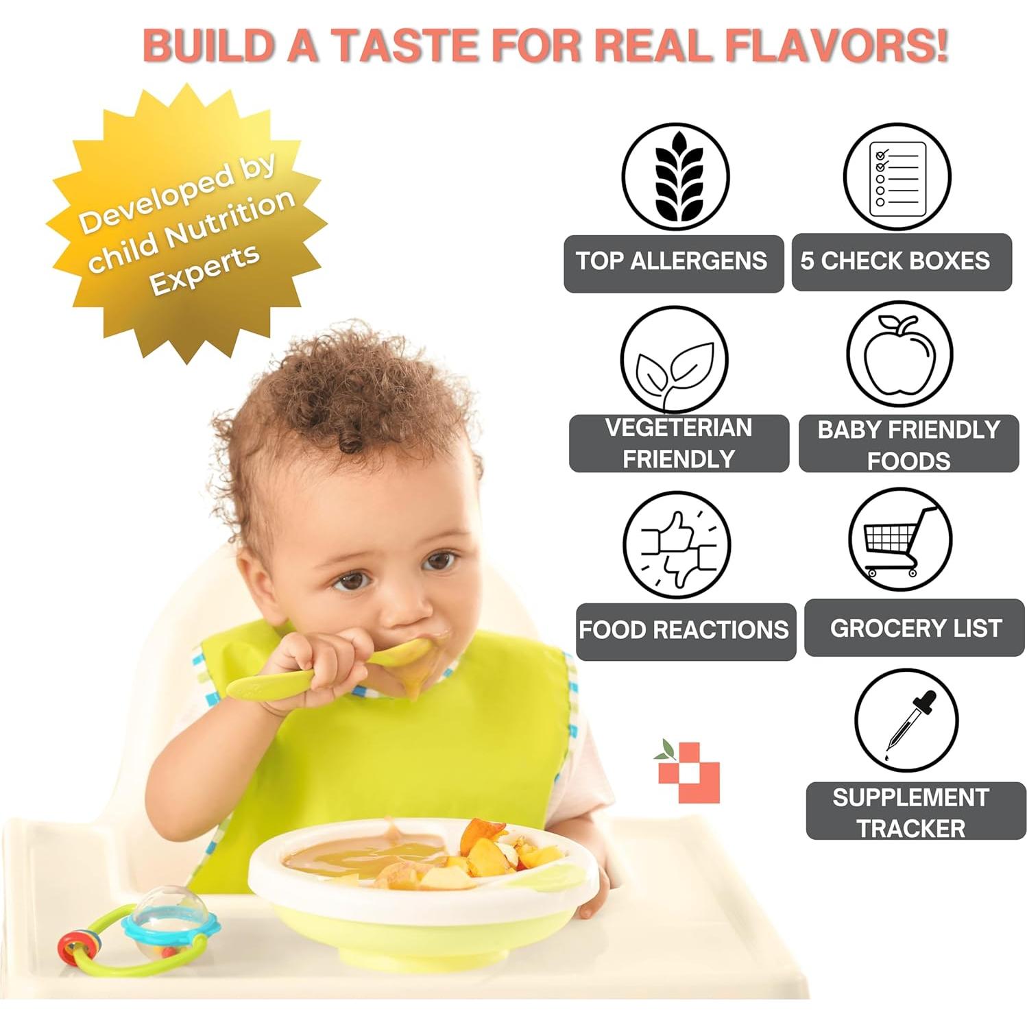 Tabla Magnética de Alimentos para Bebés Adi+Isla 35x25 cm