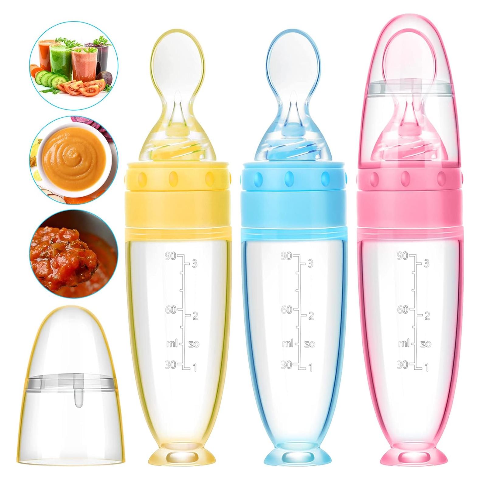 Alimentador de Comida para Bebés Tondiamo 3oz con Ventosa