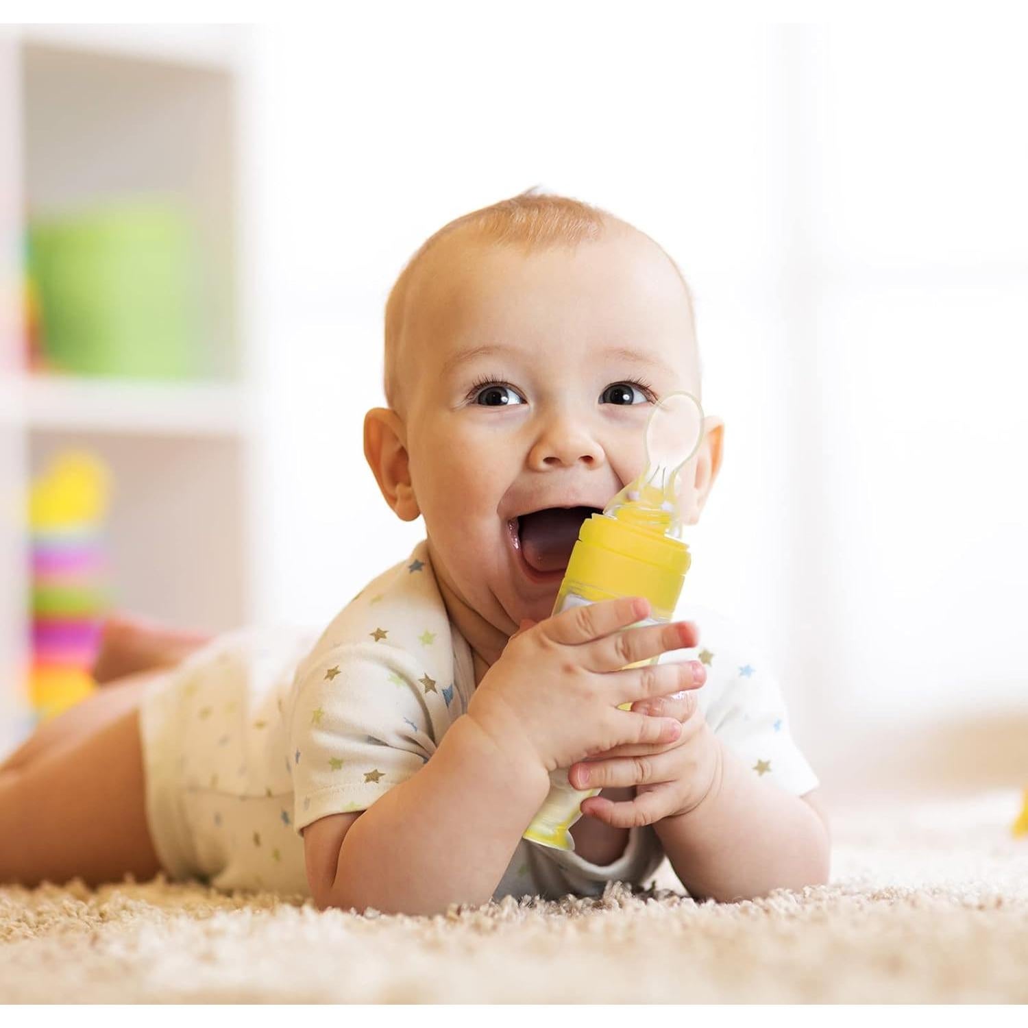 Alimentador de Comida para Bebés Tondiamo 3oz con Ventosa